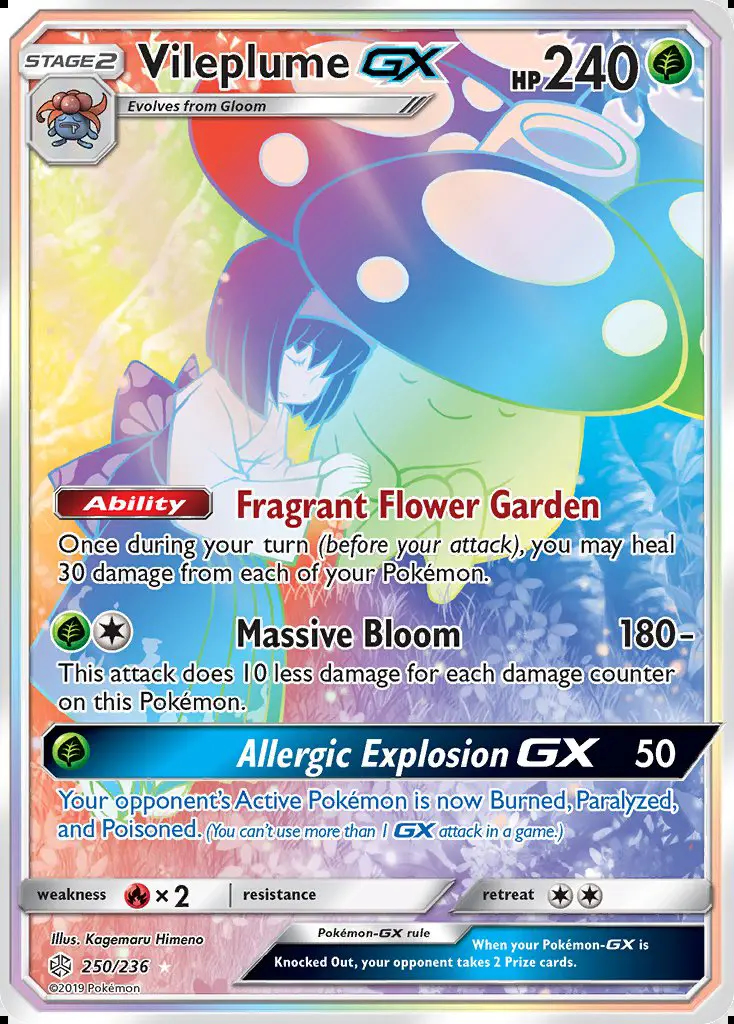 Image of the card Vileplume GX