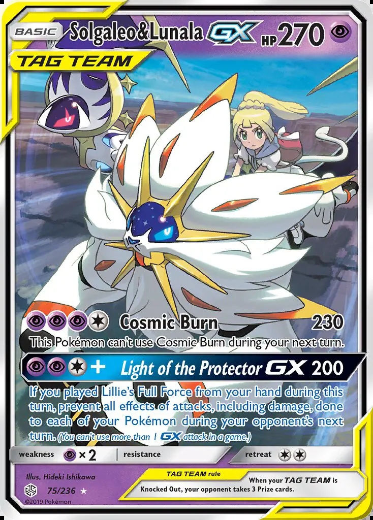 Image of the card Solgaleo & Lunala GX