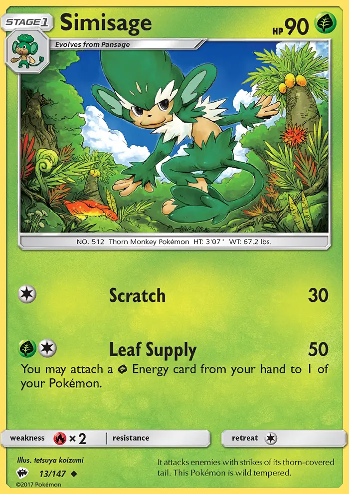 Image of the card Simisage