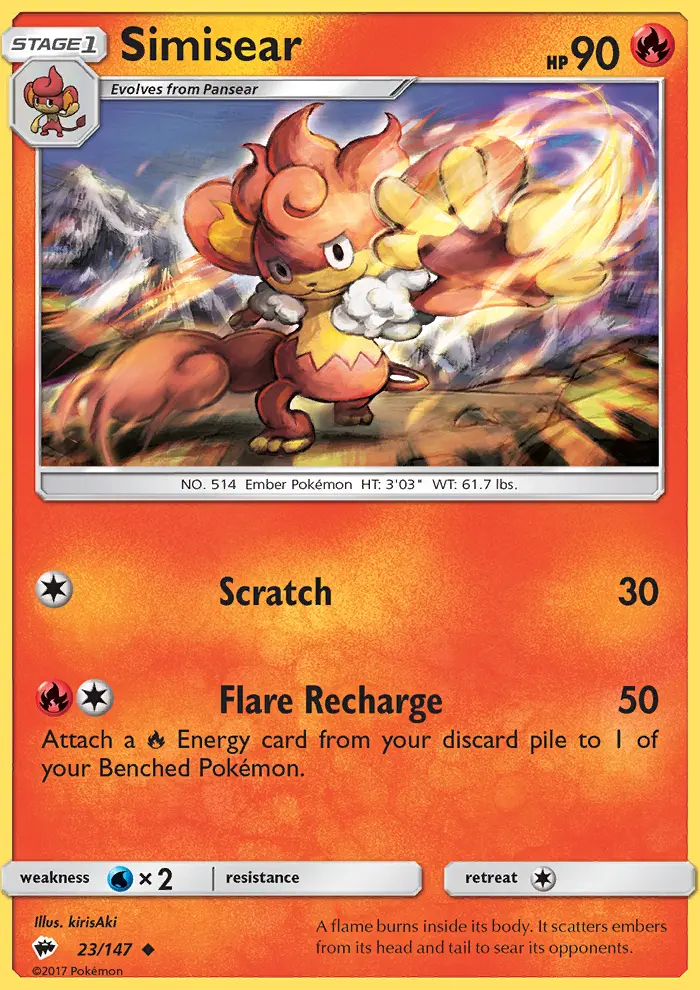Image of the card Simisear