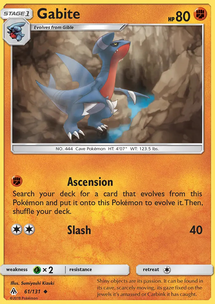 Image of the card Gabite