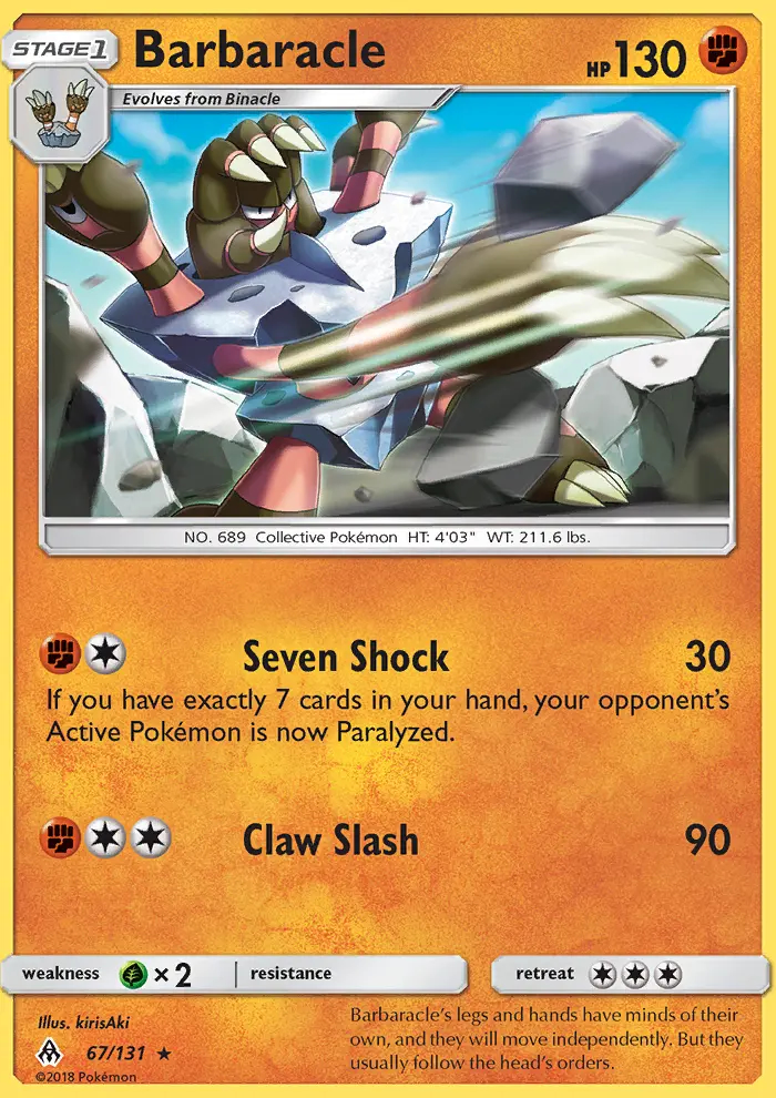 Image of the card Barbaracle