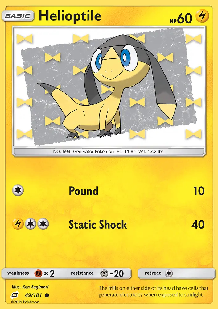 Image of the card Helioptile