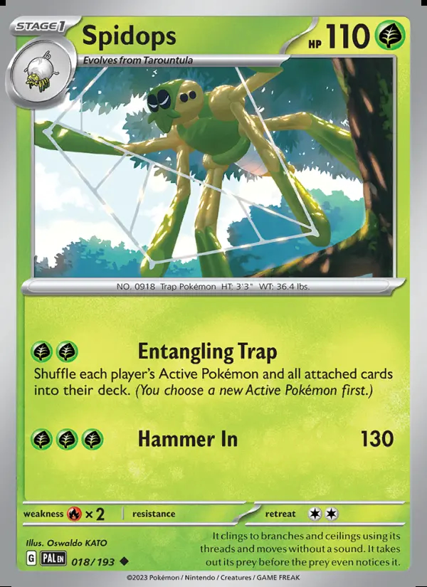 Image of the card Spidops