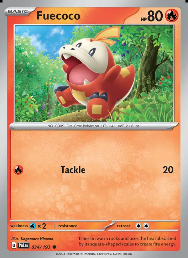 Image of the card Fuecoco