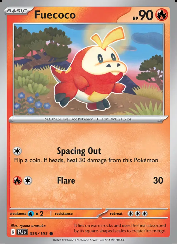Image of the card Fuecoco
