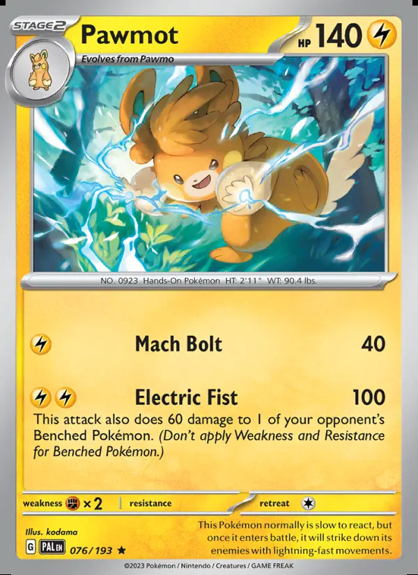 Image of the card Pawmot