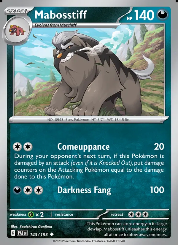 Image of the card Mabosstiff