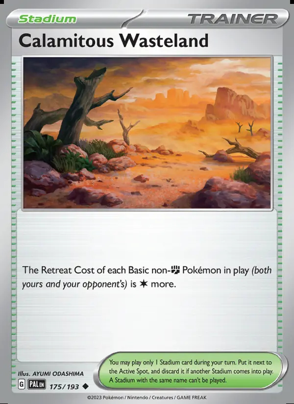 Image of the card Calamitous Wasteland
