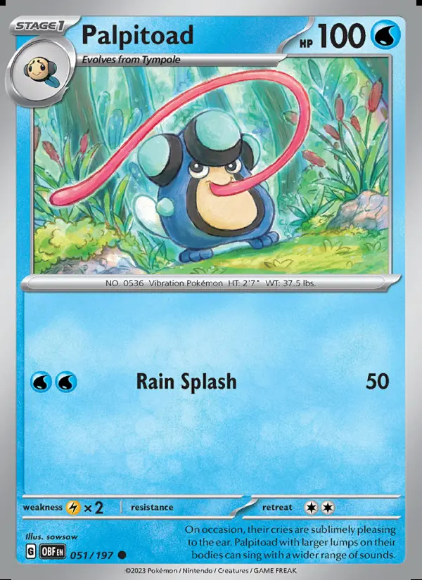 Image of the card Palpitoad