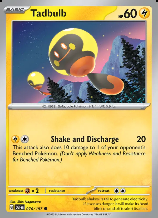 Image of the card Tadbulb