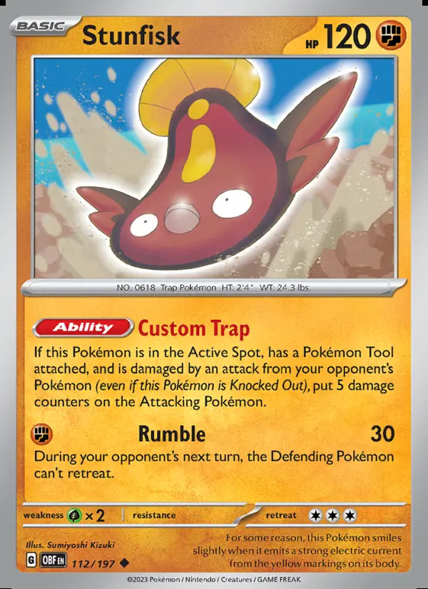 Image of the card Stunfisk