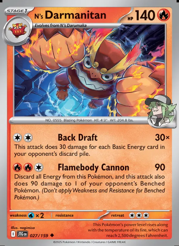 Image of the card N's Darmanitan