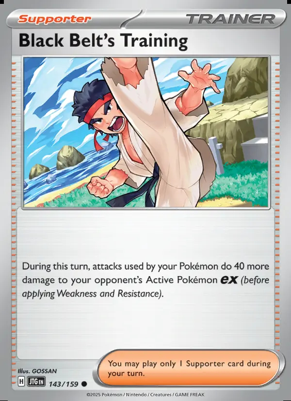 Image of the card Black Belt's Training