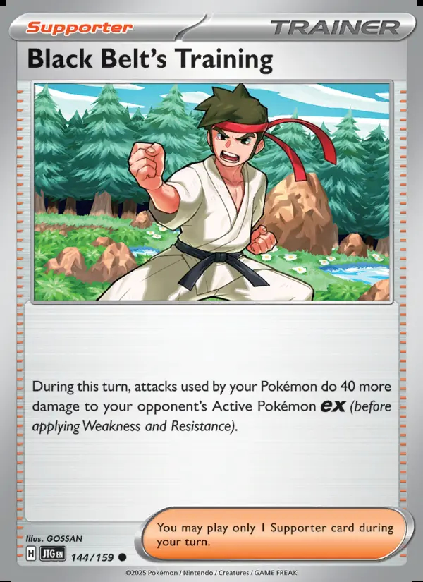 Image of the card Black Belt's Training