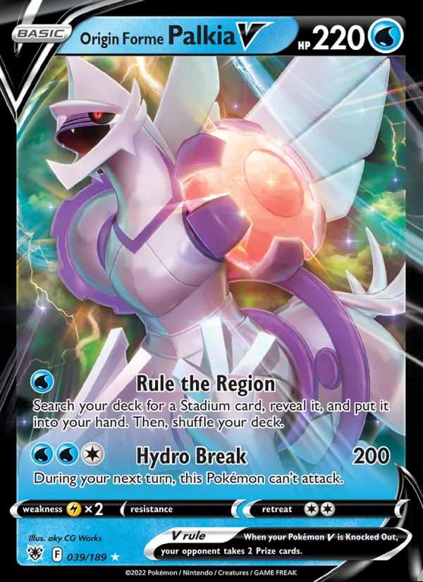Image of the card Origin Forme Palkia V