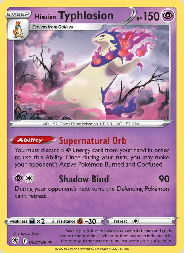 Image of the card Hisuian Typhlosion