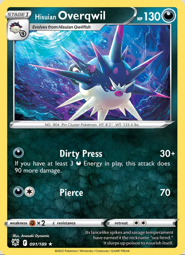 Image of the card Hisuian Overqwil