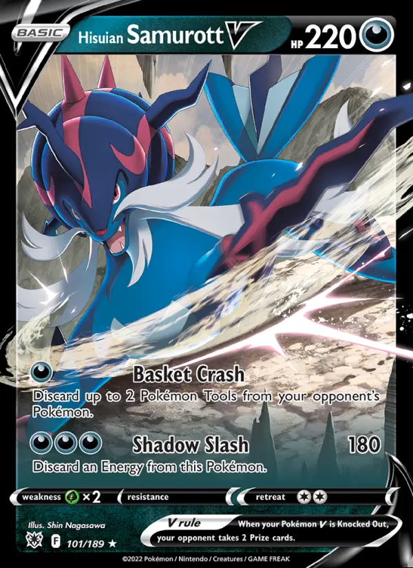 Image of the card Hisuian Samurott V