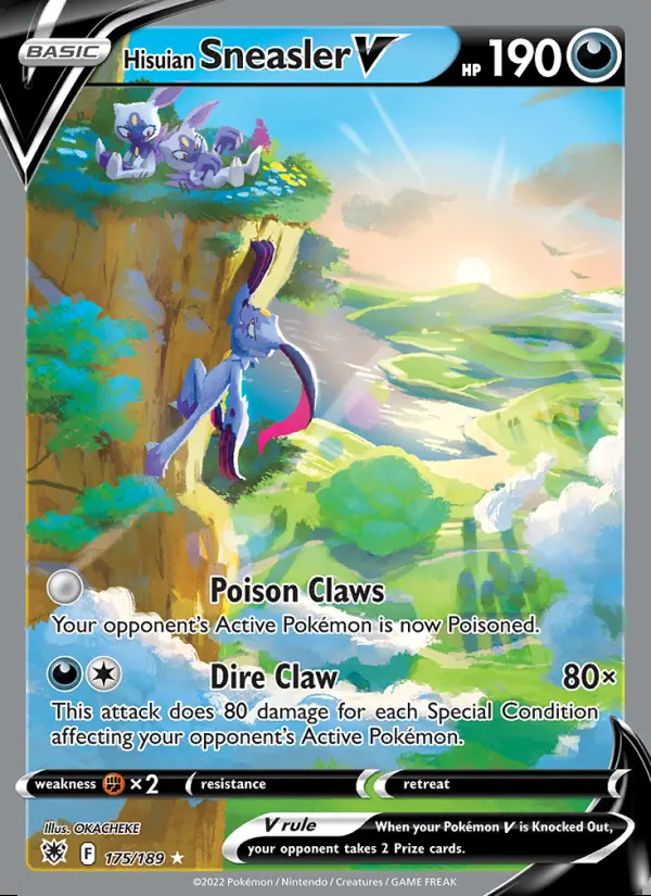 Image of the card Hisuian Sneasler V