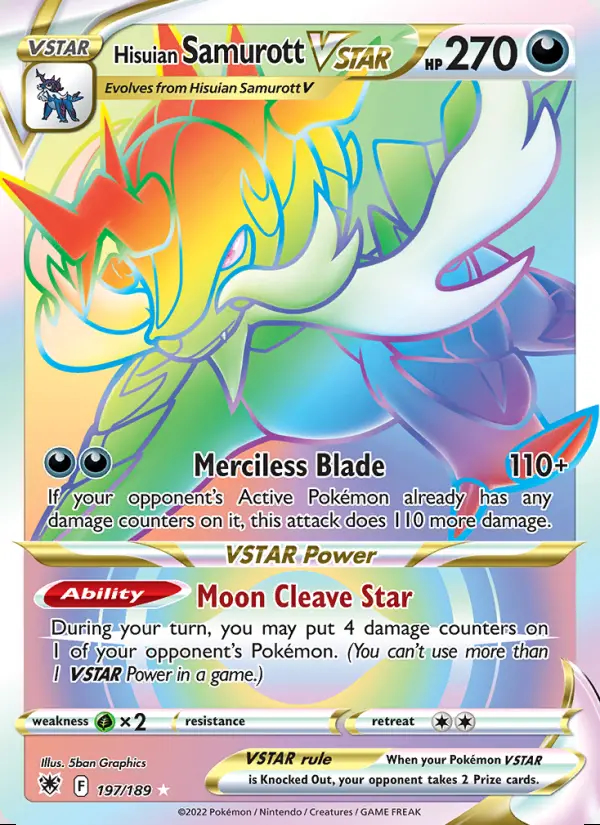 Image of the card Hisuian Samurott VSTAR