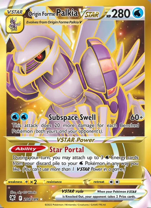 Image of the card Origin Forme Palkia VSTAR