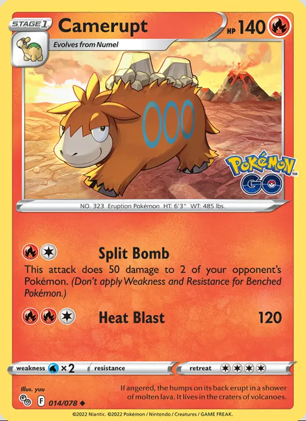 Image of the card Camerupt