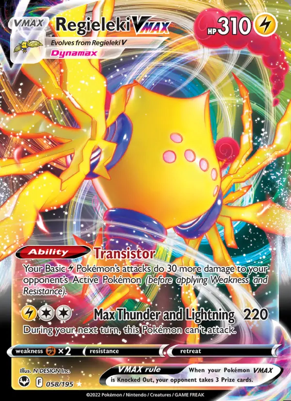 Image of the card Regieleki VMAX
