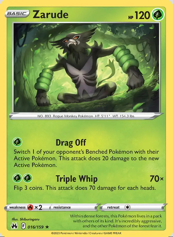 Image of the card Zarude