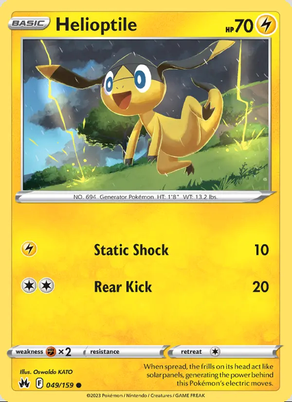 Image of the card Helioptile