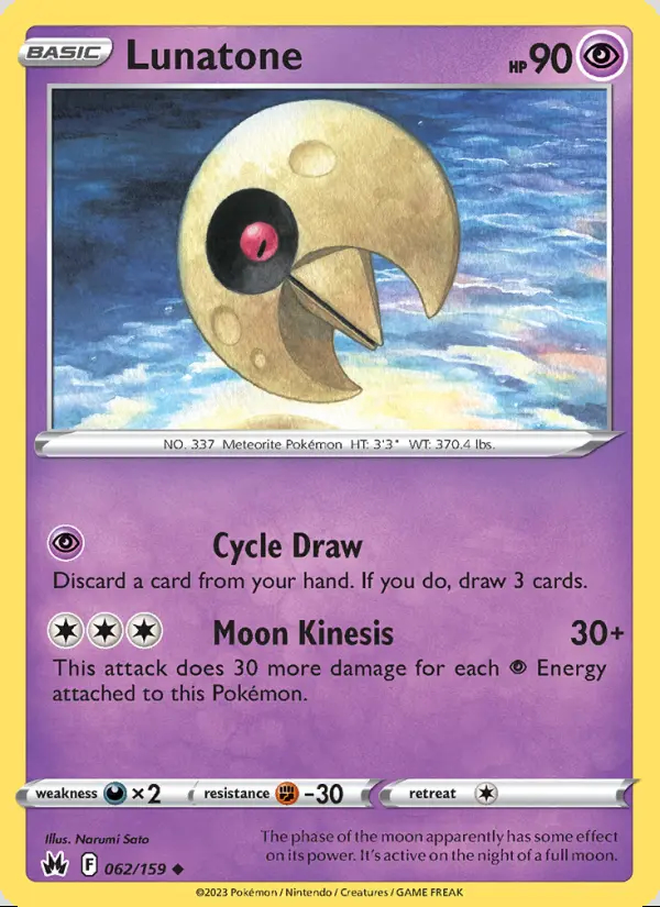 Image of the card Lunatone