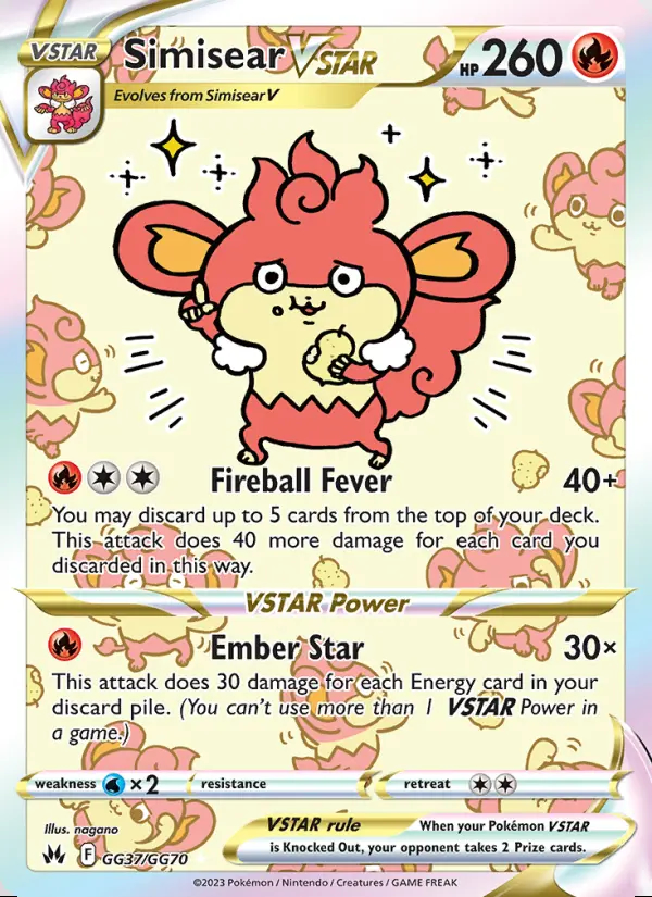 Image of the card Simisear VSTAR