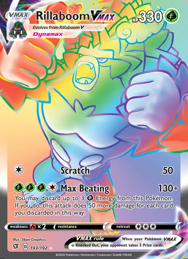Image of the card Rillaboom VMAX
