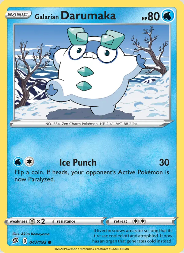 Image of the card Galarian Darumaka