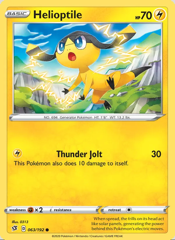 Image of the card Helioptile