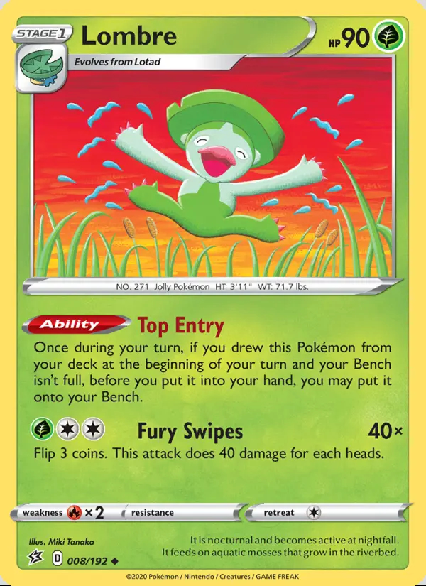 Image of the card Lombre