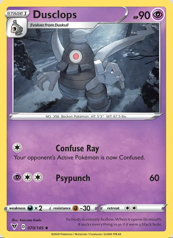 Image of the card Dusclops