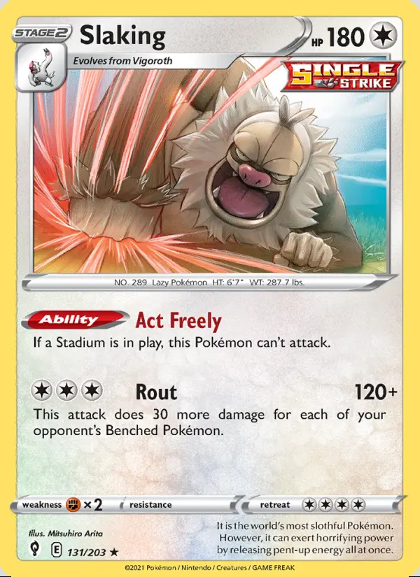 Image of the card Slaking