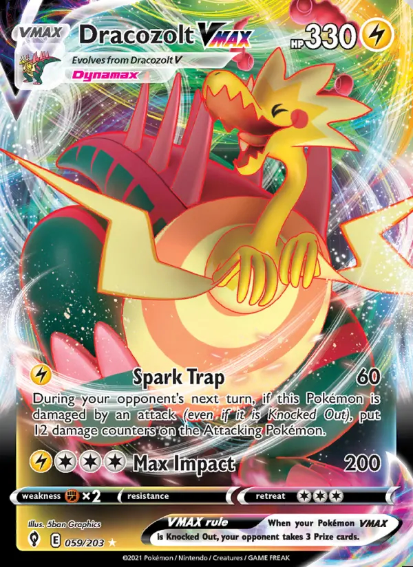 Image of the card Dracozolt VMAX