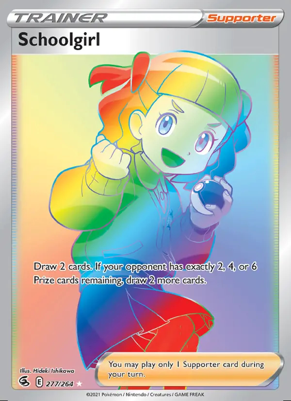 Image of the card Schoolgirl