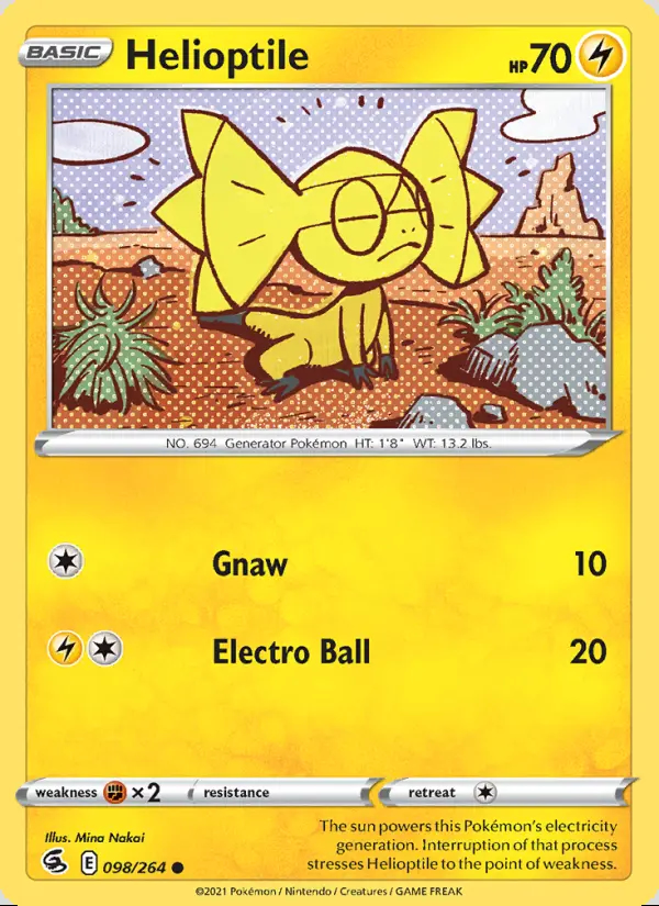 Image of the card Helioptile