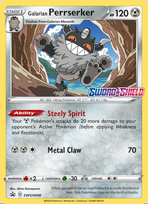Image of the card Galarian Perrserker