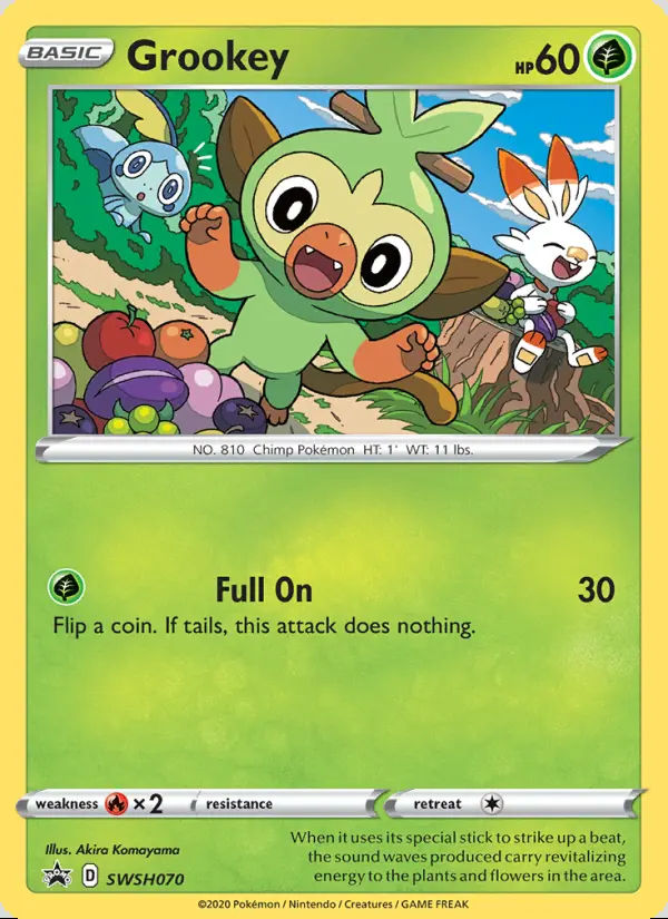 Image of the card Grookey