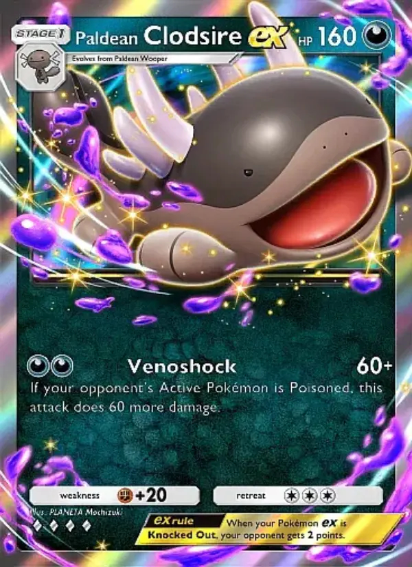 Image of the card Paldean Clodsire ex