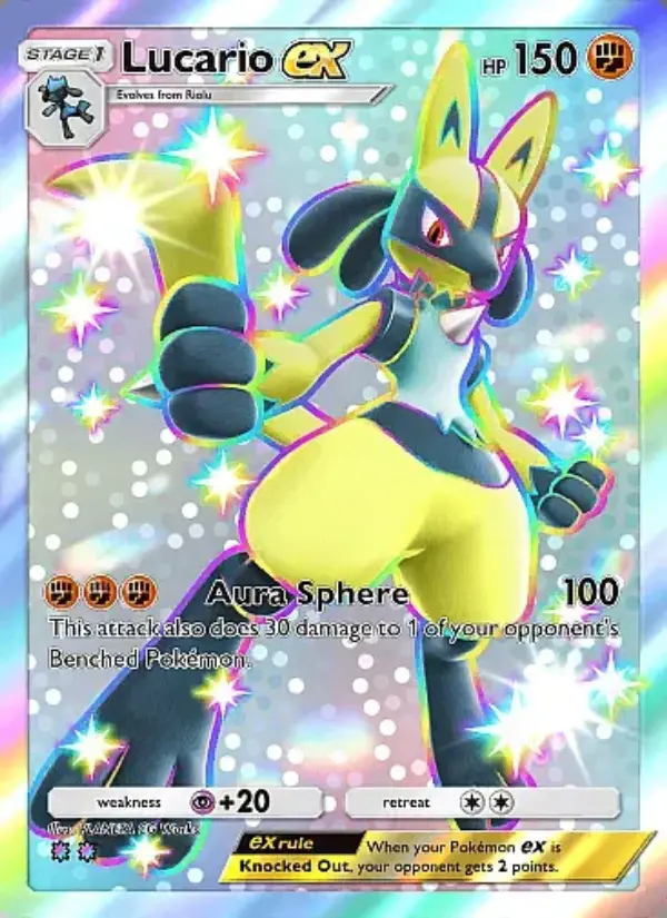 Image of the card Lucario ex