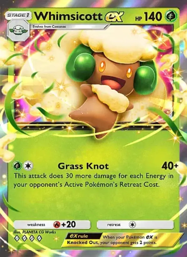 Image of the card Whimsicott ex