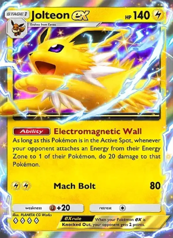 Image of the card Jolteon ex