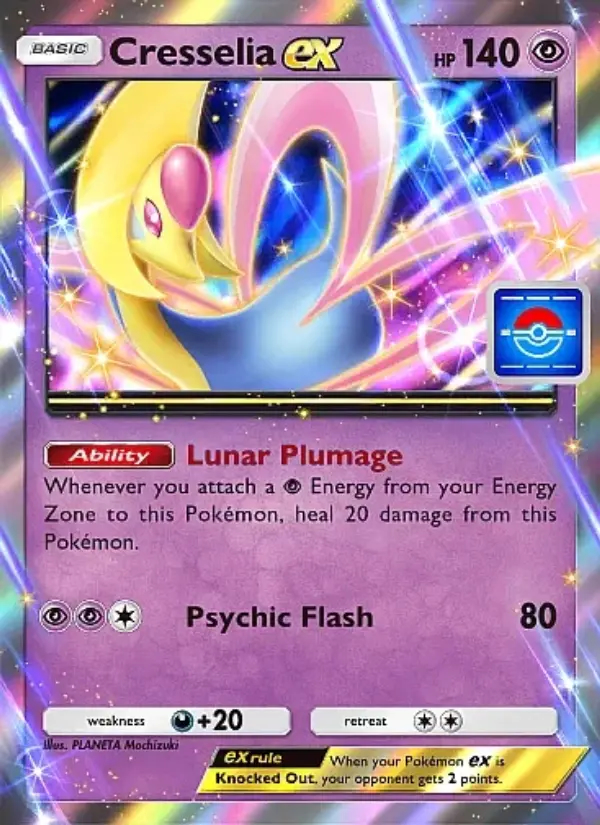 Image of the card Cresselia ex
