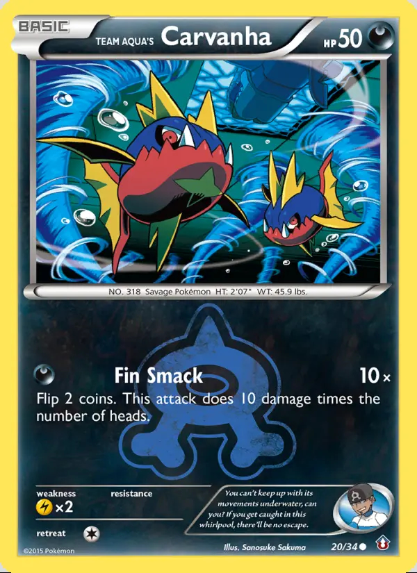 Image of the card Team Aqua's Carvanha