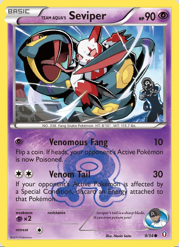 Image of the card Team Aqua's Seviper